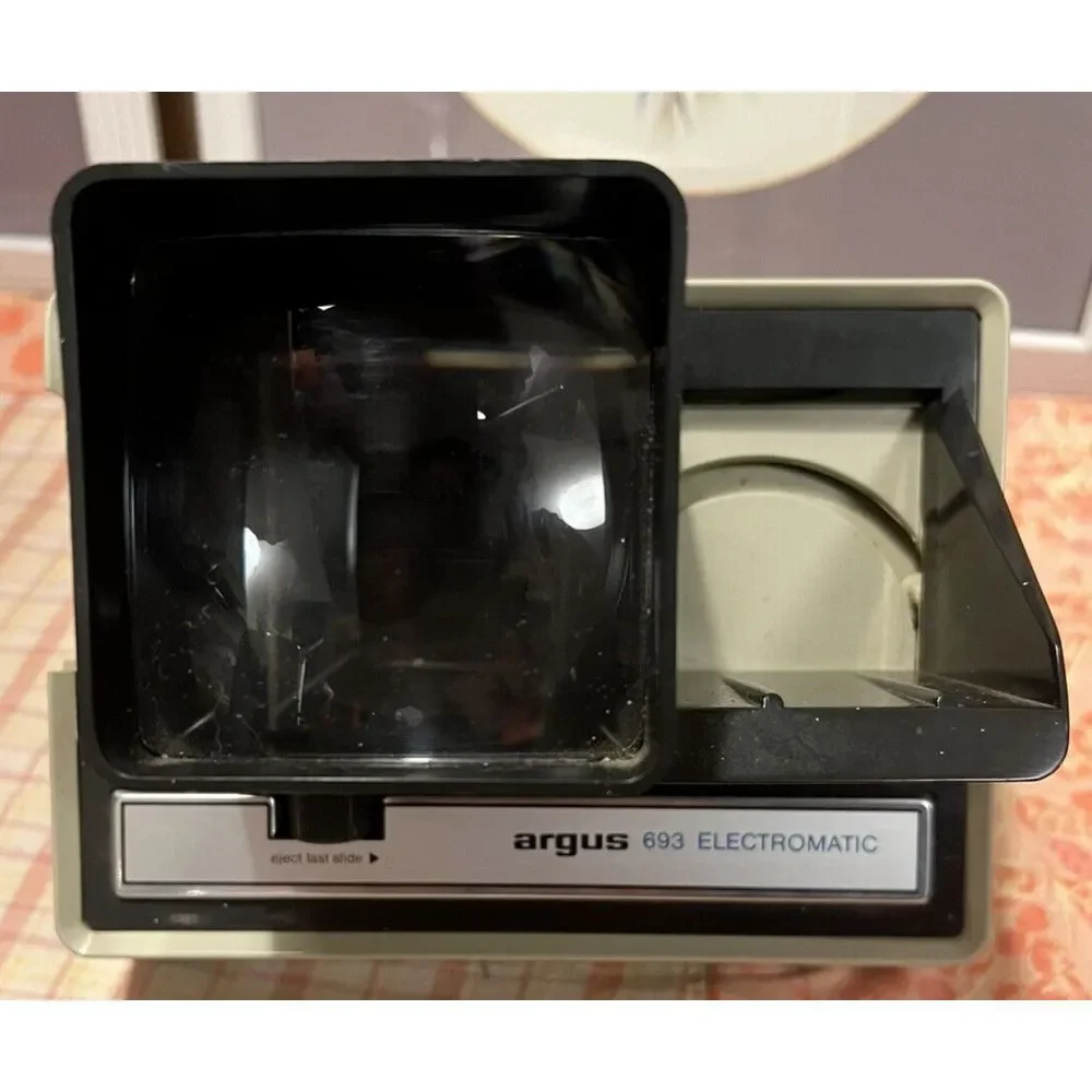 Vintage Argus 693 Electromatic 35 MM Slide Viewer Tested Made in USA Retro Works